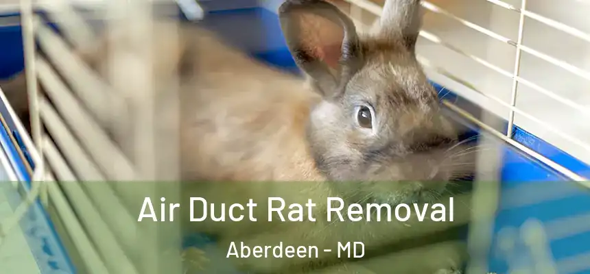  Air Duct Rat Removal Aberdeen - MD